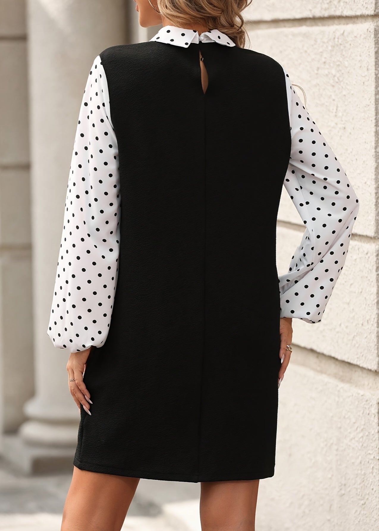 Abigail - Robe élégante à manches longues