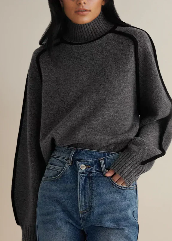 Emilia - Pull Col Roulé Confortable