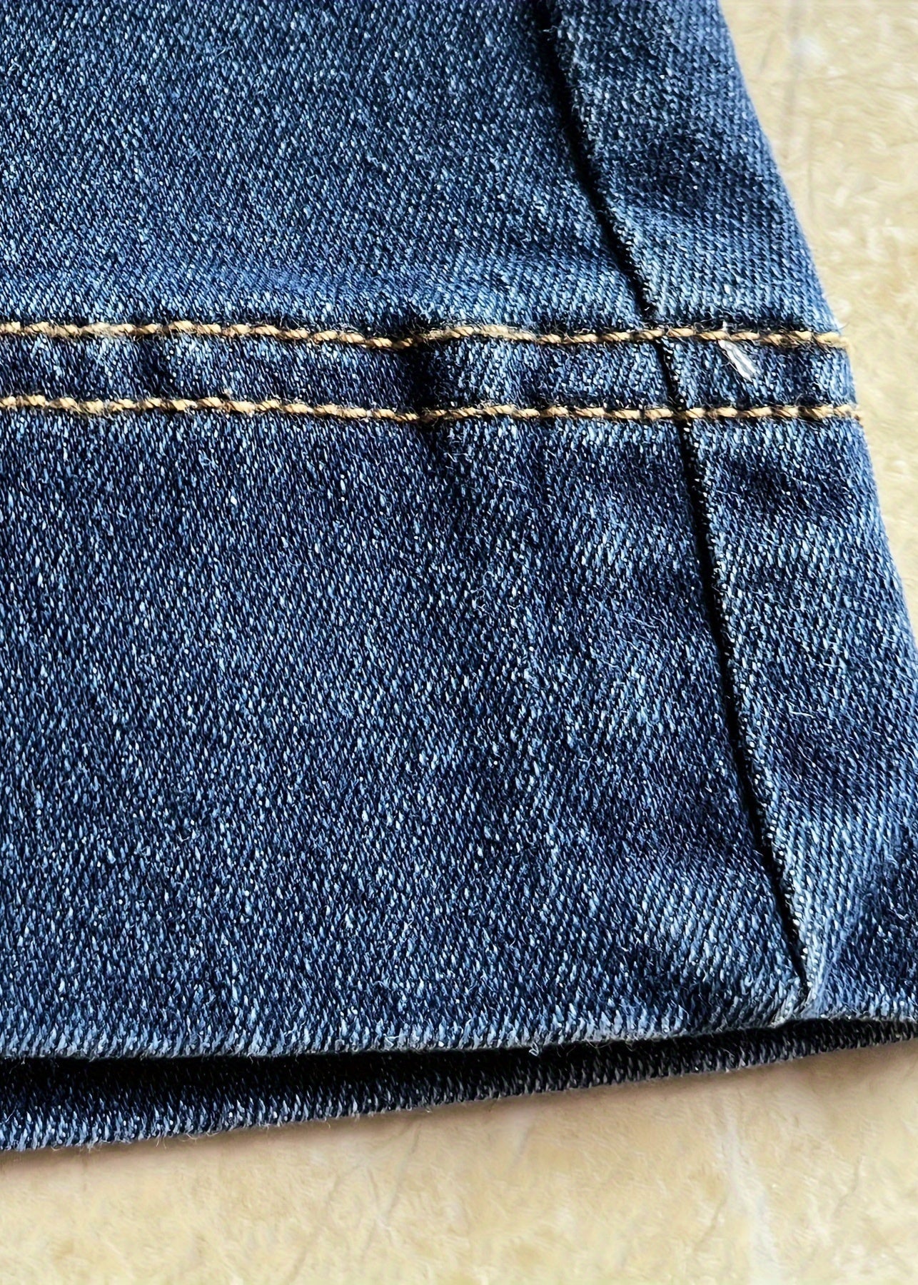 Mélanie - Jeans Décontractés en Denim à Taille Haute et Jambe Large