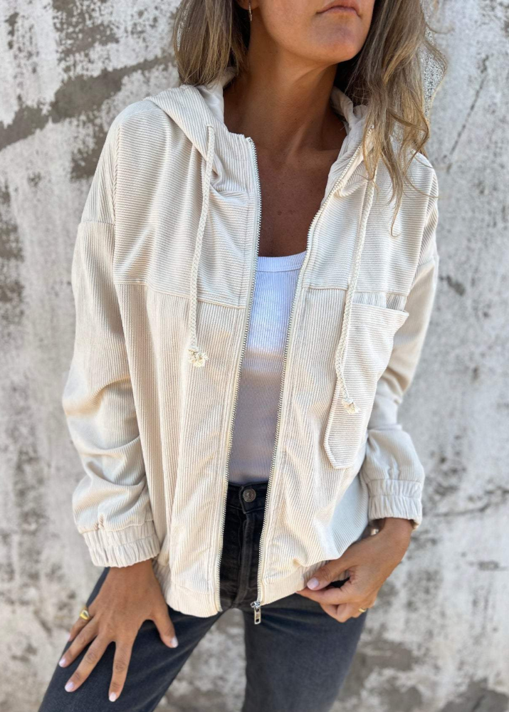 Fleur - Veste Zippée à Capuche