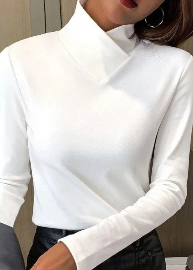 Mary - Col Roulé Élégant
